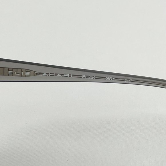 Elie Tahari Gray Oval Sunglasses MSRP $175